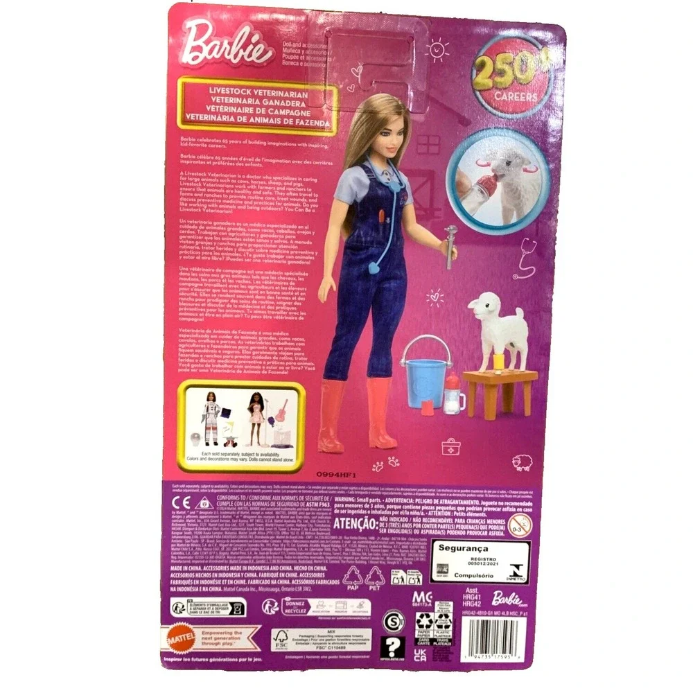 NEW Barbie You Can Be Anything: LIVESTOCK VETERINARIAN 11